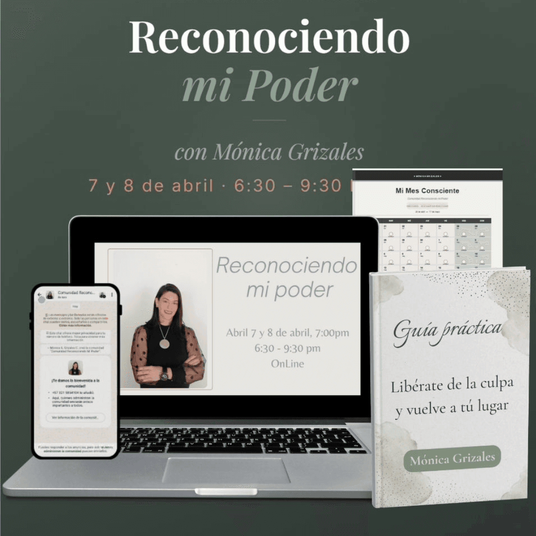 Mockup del entrenamiento Reconociendo mi Poder